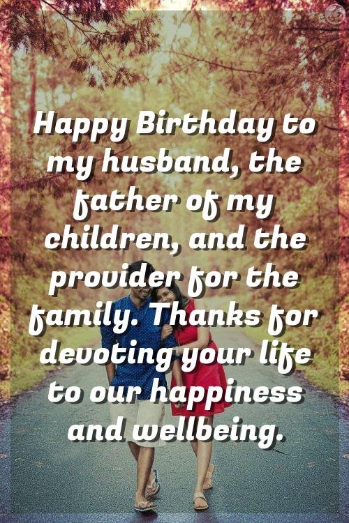 happy birthday greetings for husband